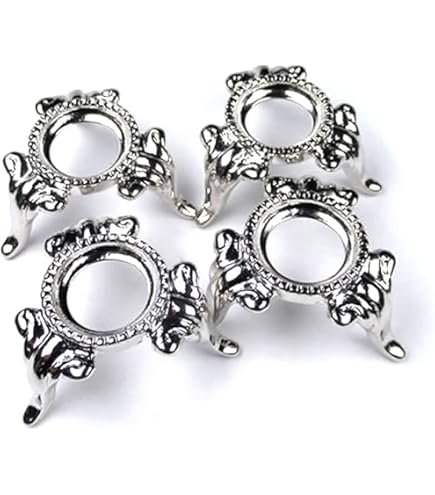 回転式 台座 スフィア シルバー Amazon | 台座 中／L スフィア用 シルバーカラー 1個 金属台座